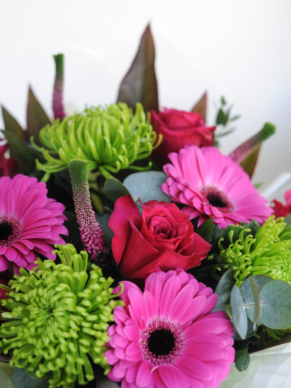 Hot Pink and Lime Handtied