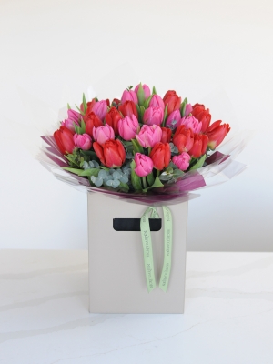 True Love Tulip Handtied